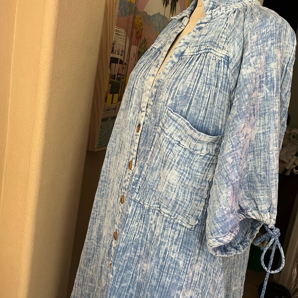 Free People Button Down Dress - Picture 5 of 9